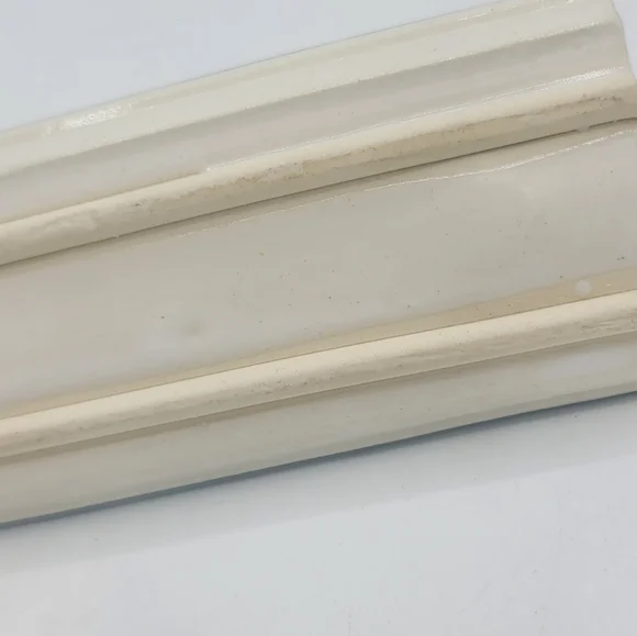 Handmade Iris Ceramic Individual Snack Tray Sushi, Tapas, Baguette Server Vtg - Picture 9 of 10